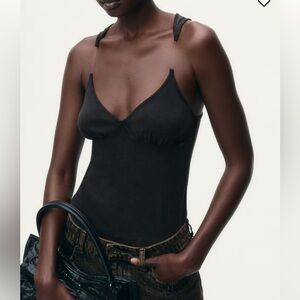 NWT H&M X Glenn Martens Ribbed Tank Top